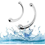 Double Ended Dildo Metal Wand, Sex Toy For G-Spot, P-Spot & Anal Plug (Medium)