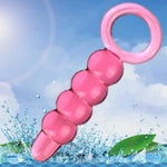 Anal Butt Plug Glass Anal Trainer With Big O Ring Crystal Pleasure Wand Sex Toy,G-Spot Pleasure Wand Glass Dildo Expander Crystal Anal Plug Anal Masturbator Sex Toy For Men Women(Style 4)