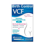 Vaginal Contraceptive Gel Prefilled Applicators With Spermicide, 1 Box Of 10 Prevents Pregnancy, Nonoxynol-9 Kills Sperm On Contact, Hormone-Free, Easy To Use, Works Instantly. 10 Total