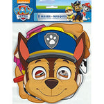 Assorted Paw Patrol Party Paper Masks (Pack Of 8) - Durable & Fun Party Favors & Gifts For Kids, Great For Themed Parties & Events - One Size Fits Most
