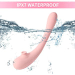 Adult Sex Toys Vibrator For Women - 2In1 Vibrating & Sucking G Spot Vibrators, Flexible Clitoral Stimulator Dildo With 9 Modes Vibrating Massager For Couples Sex Play