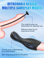 Male Sex Toy Penis Vibrator Urethral Plug Adult Sex Toys for Men