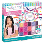 Heishi Bead Craft Kit for Kids Ages 8+ with 3356 Colorful Beads and Storage Case
