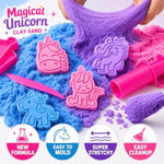 Unicorn Cloud Sand Sensory Kit for Kids, Play Sand Toys, Sand Play Set