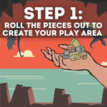 Heads Will Roll – Metal Skull Toss Dexterity Party Game For Adults & Families | Fast-Paced Skill Game For 2+ Players, Ages 8+, 5-15 Min Gameplay
