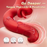Vibrator Adult Sex Toys For Women, Sex Swing Tongue Toy For Women Thrusting Dildo With 10 Swaying & 10 Licking Modes, G Spot Vibrator Rose Sex Toy For Couples Female Adult Toy