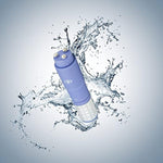 Rose Revitalize Massage Kit - Massager, External Massager Vibrator - 3 Ultrasilk Smooth Puria Silicone Attachments For Pleasure, Stress Relief - Waterproof - Pocket Sized - Periwinkle