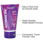 Astroglide Gel Personal Lubricant, Water-Based, No Drip, Thicker Formula, Long-Lasting, Easy Clean-Up, Condom Compatible, 4 oz (Pack of 4)