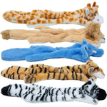 Squeaky No Stuffing Dog Toy Set – New & Improved Edition Plush Crinkle Dog Toys For Small, Medium & Large Breeds – Soft Tough Stuffless Puppy Chew Squeak Animal Supports Pet Health & Well Being 5 Pack