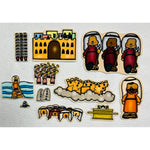Joshua and the Battle of Jericho Felt Bible Story Figures for Flannel Boards