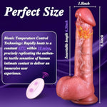 Sex Toy Thrusting Dildo Vibrator?Suction Cup Dildo Penis With 10 Thrusting & 10 Vibrating Modes For G Spot Vagina Anal Sex Stimulation?Soft Silicone Dildos Adult Sex Toys For Women And Couple