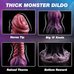 7.87" Alien Dildo Monster Animal Dildo Fantasy Wolf Dildo With Strong Suction Cup, Fat Dildo Strap On Compatible Women Sex Toys For G Spot & P Spot Stimulation, Adult Sex Toys For Women Men