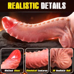 2.8" Diameter 13 Inch Huge Realistic Lifelike Silicone Dildo, Huge Size Monster Dildo With Powerful Suction Cup For Advanced Hands-Free Anal Play, Flexible Thick Dong Adult Sex Toy For For Women