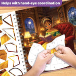 Princess Sticker-by-Number Activity Book, 330 Stickers & 12 Scenes for Kids Ages 4-12