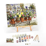 Adult Paint by Numbers Kit 12x16 Framed Canvas Artwork