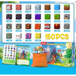 150Pcs Magnetic Blocks, Magnetic Building Blocks Cubes, Magnet Tiles Stacking Stem Building Game Birthday Gifts For Boys Girls Age 3 4 5 6 7 8-12