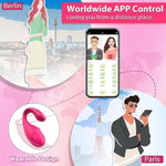Remote Control G-Spot Vibrator For Women - Adult Sex Toys Vaginal Anal Dildo Massager With Global App Control & 18 Intense Vibrating Modes, Wearable Panty Clitoris Stimulator With Realistic Glans