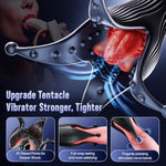 Male Sex Toy Penis Vibrator - Male Masturbator Sex Toys For Men Stroker With 10 Licking & Vibrating For Glans Clit Nipple 360° Wraparound Stimulation, Tentacle Vibrator Blowjob Adult Toy