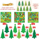945 Pcs DIY Christmas Tree Craft Kit for Kids with Stickers & Holiday Decorations