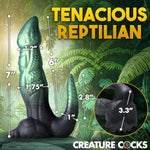 Dickosaur Dinosaur Silicone Dildo For Men, Women, & Couples. Fantasy Dildo, Strong Suction Cup Base. Premium Silicone & Stimulating Textures. 1 Piece, Green & Black.