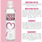 Liquid Passion Natural Water-Based Personal Lube, Ph Friendly, Fragrance-Free & Hydrating, Safe For Toys & Condoms Made In Usa, 8 Fl Oz