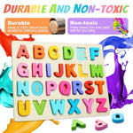 Wooden Puzzles For Toddlers, Abc Alphabet Puzzle, Learning Toys, Preschool Learning Activities, Preschool Educational Toddler Puzzle For Gift Set