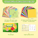 Origami Paper Kit, 200 Sheets, 80 Patterns with Step-by-Step Instructions