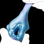 Monster Shaped Male Masturbator Cup With Depth Lifelike Vaginal Texture Channel, Manual Male Stroker Reusable Handheld Pocket Pussies Masturbation Sleeve Blowjob Adult Sex Toys (97Blue)