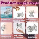 Sex Toy Hollow Silicone Anal Plug Pleasure Sexual Restraint Toy Silicone Sex Anal Trainer Adult Sex Toy Hollow Anal Trainer Suitable For Couples Beginners