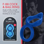 F-88 Liquid C-Ring Silicone Dual Penis Ring - Premium Stretchy Cock Ring Adjustable Dick Ring Erection Enhancing Men Sex Toys Longer Stronger Harder Waterproof Adult Toys For Male Or Couples
