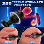 Couples Sex Toys Large Butt Plug - Thicken 360° Cycle Stimulate Vaginal Prostate Massager With 7 Vibrating Remote Control, Silicone Female Women Sex Toys Clitoral Stimulator Adult Sex Toy & Games