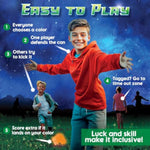 Cosmic Kick The Can: Outdoor Play With A Galactic Twist | Ages 5+, 4-12 Players| Glow In The Dark Toys For Kids 8-12 | Outside Games For Families | Light Up Sports | Gifts For Boys