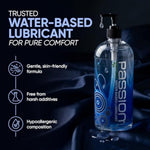 Natural Water-Based Personal Lubricant - 16 and 34 Fl Oz Pack