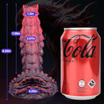Fantasy Monster Dildo, 8.26" Alien Tentacle Silicone Dildo With Suction Cup, Thick Giant Xl Anal Plug With Textured Design For G Spot Prostate, Sex Toys For Women Men Gay