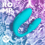 ROMP Join Couples Vibrator | Adult Sex Toy with Dual Stimulation | Wearable Vibrating G Spot & Clitoral Stimulator | Clit Massager with 2 Speeds & 5 Patterns | Waterproof & Rechargeable Couples Toy