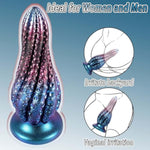 Tentacle Dildo Adult Sex Toys, 9” Big Monster Anal Dildo With Strong Suction Cup, Liquid Silicone Huge Anal Plug Sex Toys For Women And Men