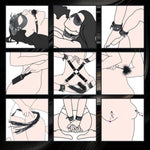 Bdsm Set Sex Bondage Restraint - With Adjustable Handcuffs And Anal Plug Toys Bondage Set Adult Game Sex Toys For Men And Women Couples. (12)