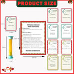 Christmas 5 Second Game 108 Simple Question Christmas Party Games Cards Digital Timer And 5 Second Hourglass New Year Question Card Games For Adults Family Party Game