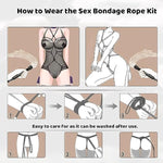 Bdsm Bondag Kit Sex Bondage Restraints Set Couples Sex Toys, Soft Cotton Rope Silky Blindfold Whip Adjustable Bondage Gear & Accessories Sm Sexy Slave Beginner Bed Games Play Toys 3Pcs Of Set