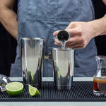2-Piece Stainless Steel Boston Shaker Set, 18 oz & 28 oz Weighted Cocktail Tins