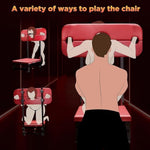 Multi-Functional Sex Stool With Handcuffs, Ankle Cuffs, Neck Cuffs, Height Adjustable, Can Be Unlocked In A Variety Of Sex Positions, Suitable For Couples Bondage Restraints, For Taming, Bdsm Chair