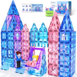 Diamond Magnetic Tiles & Building Blocks — Princess Toys For Girls & Boys, Toddler Girl Gifts, 3 4 5 6 Year Old Gifts, Toys For Ages 3-8, 3 Year Old Birthday & Xmas Present
