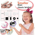 4 In 1 Mini Cat Building Block Set Animals With Flower And Moon, 1819 Pieces Micro Brick Toy Cats, Creative Art Craft And Home Decor, Birthday Gifts Idea For Kids Adults Boys Girls 8+