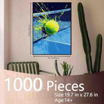 1000 Piece Tennis Jigsaw Puzzle for Adults & Kids, 27 x 20 Inch