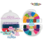 Rainbow Loom Mighty Rainbow Case Kit with 2 Mighty Looms and 6,000 Rubber Bands
