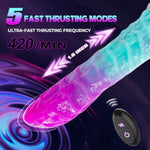 Fast Thrusting Dildo Vibrator Sex Toys,9.4 Inch Huge Thick Dildos Vibrating Dildo For G Spot Anal Stimulation,Silicone Monster Big Dildo With Remote Control, Fantasy Dildo For Women And Men