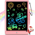 10 Inch LCD Writing Tablet for Kids Ages 3-8, Electronic Doodle Board, Pink