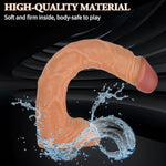 19.8Inch Super Long Realistic Dildo, Giant Huge Big Giant Brown Anal Dildos Adult Sex Toys For Men Sex Hand-Free Play