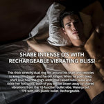 Rechargeable Couples Enhancer Ring With 10 Function Vibration, Dual Support & Stimulation For Him And Her, Waterproof, Rechargeable, Removable Bullet Vibe, Sex Toys For Men & Women