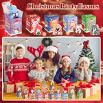 24 Sets Christmas Mini Stuffed Animals Toy With Xmas Boxes Tiny Christmas Keychain Animal Plush Toys For Xmas Party Favors Goodie Bag Filler Classroom Exchange Gift
